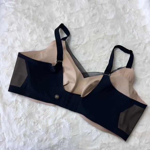 Honeylove Crossover Bra Black Mesh 3X Wireless Supportive NWOT - Picture 6 of 9